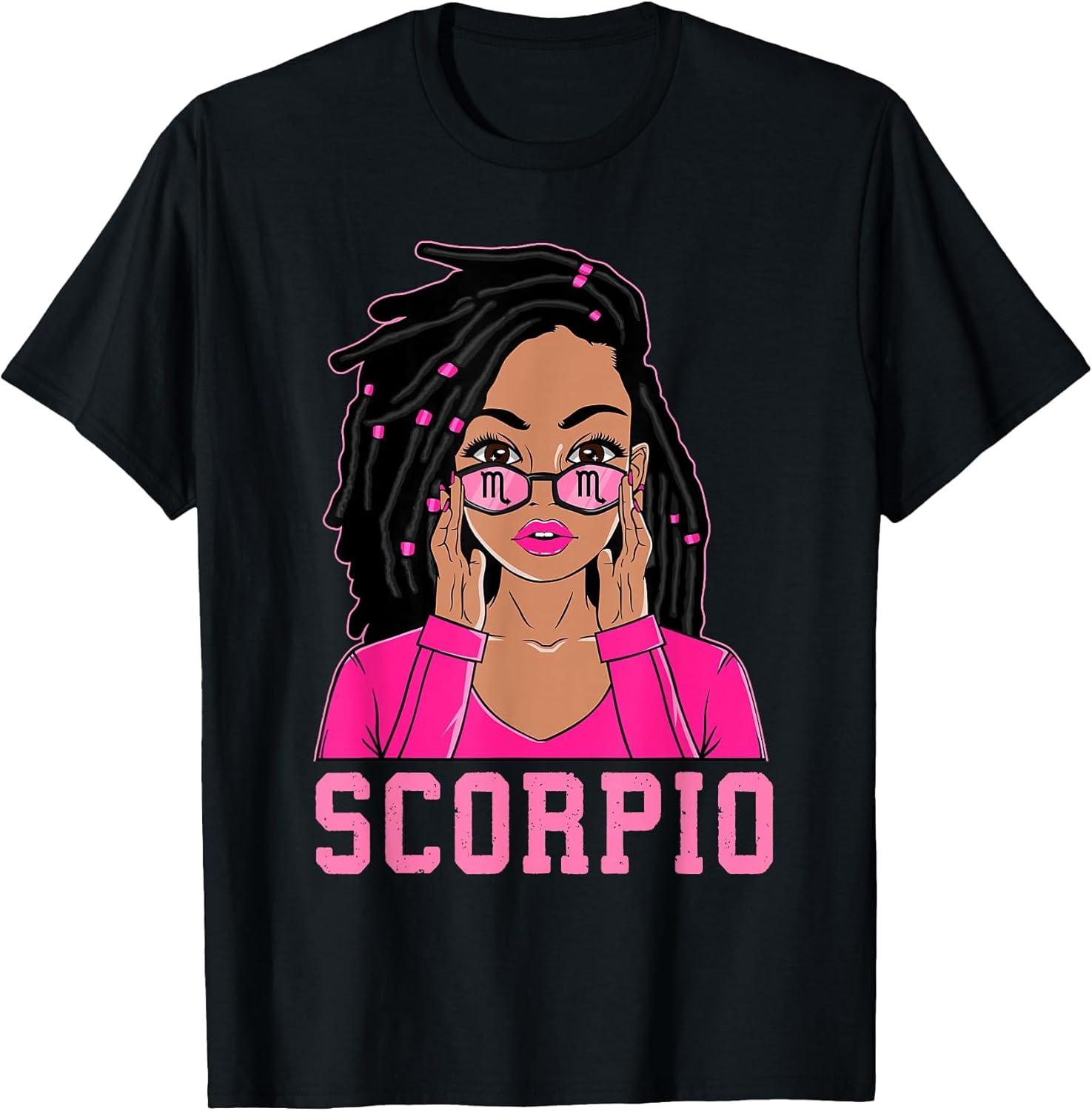 Scorpio African American Loc'd Black Woman Zodiac