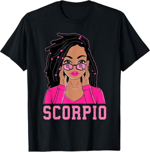 Scorpio African American Loc'd Black Woman Zodiac