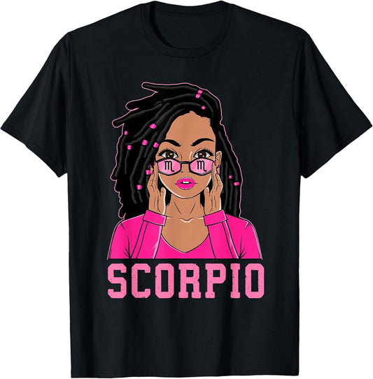 Scorpio African American Loc'd Black Woman Zodiac