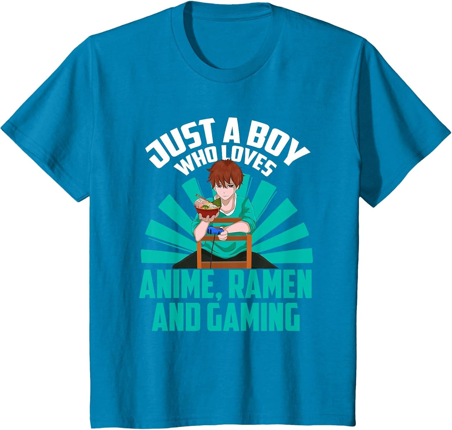 Kawaii Boys Japan Gamer Ramen Noodles Gaming Manga Anime
