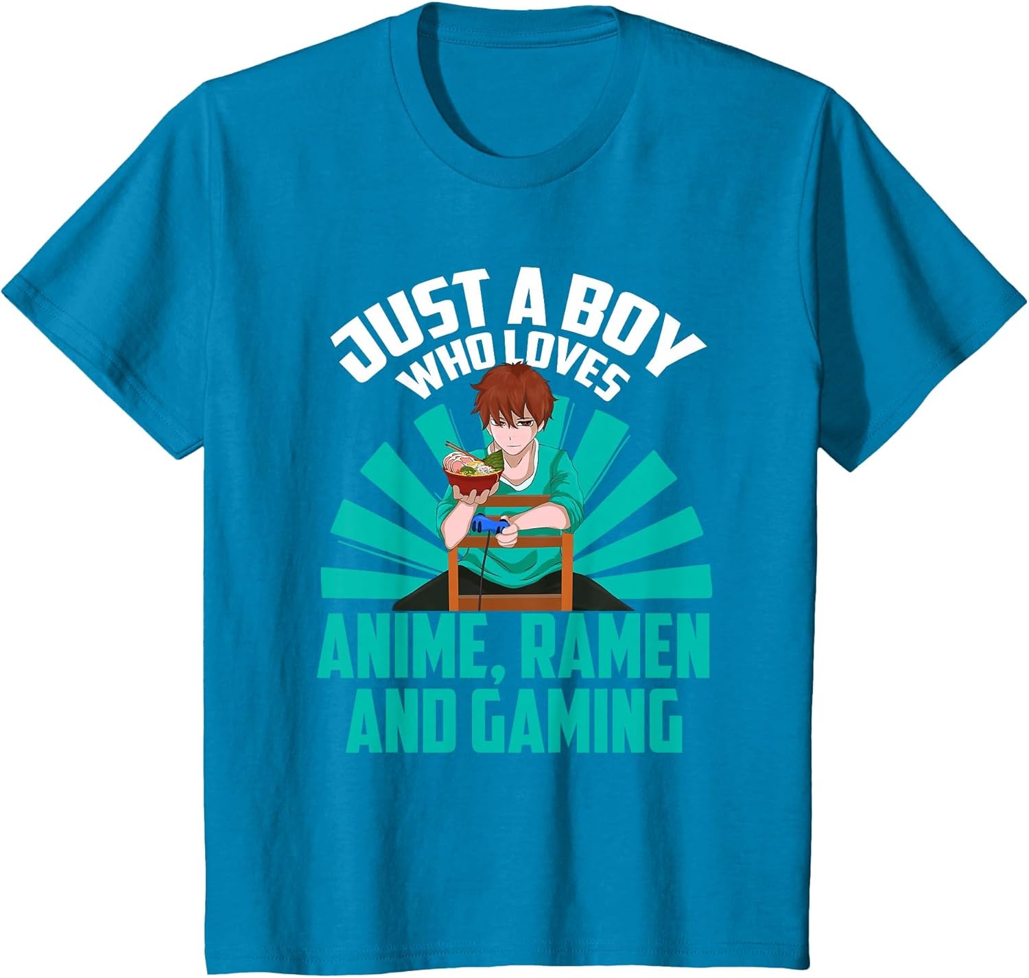 Kawaii Boys Japan Gamer Ramen Noodles Gaming Manga Anime