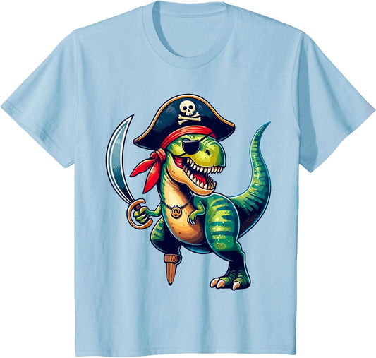 Pirate Dinosaur T Rex Funny Tyrannosaurus Halloween Pirate