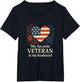 My Favorite Veteran is My Husband - Flag Love