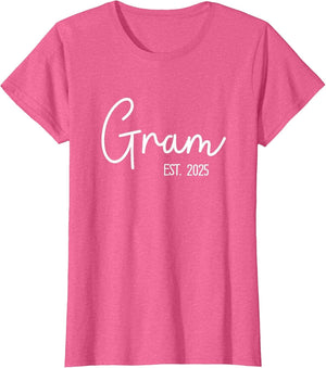 Gram Est. 2025 Cute Trendy Grandma