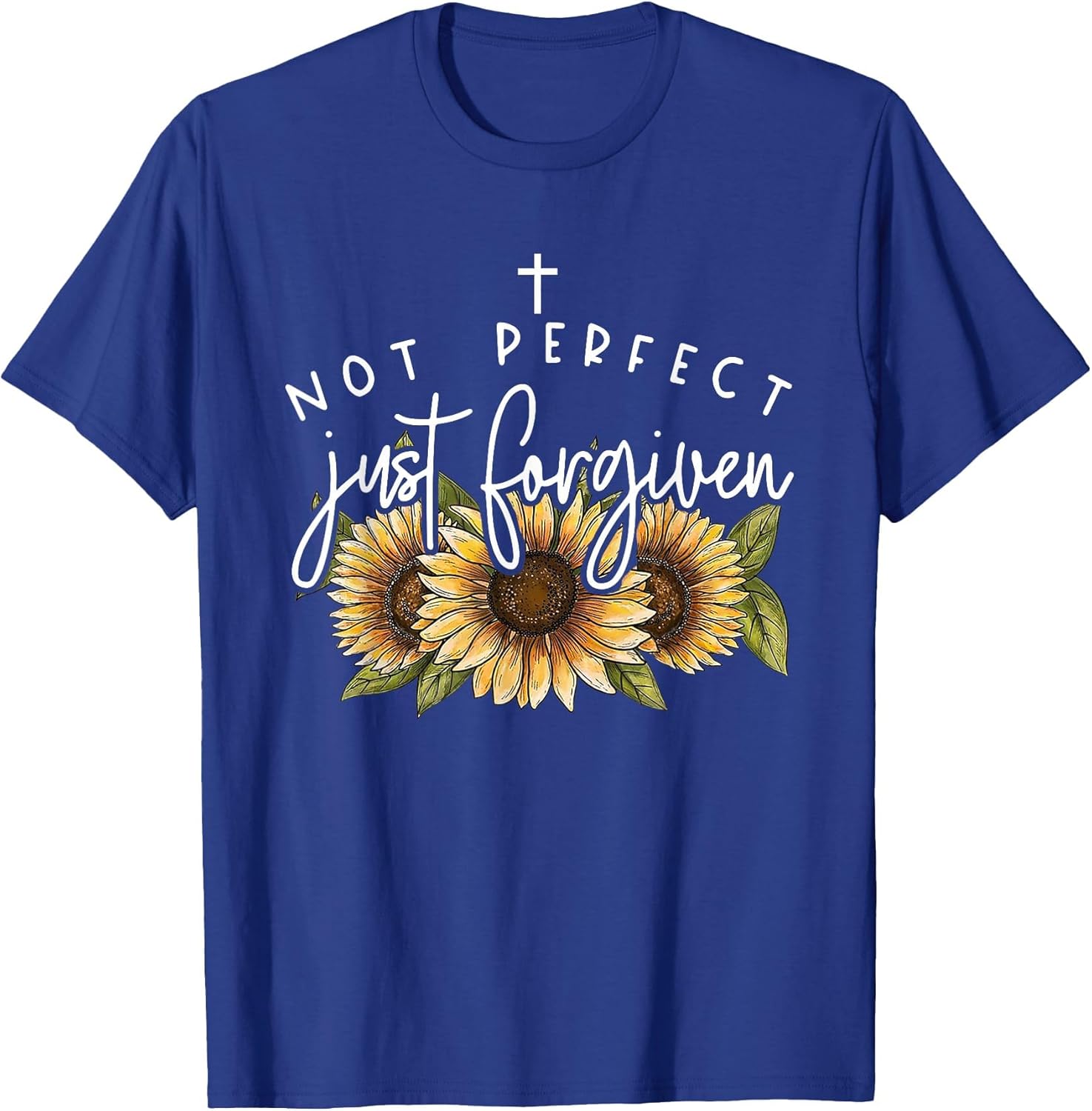 Not Perfect Just Forgiven Sunflower