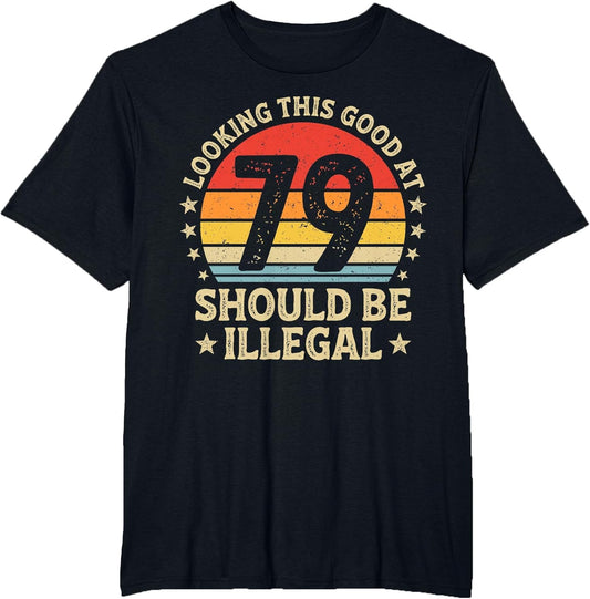 Funny 79 Year Old Gag Humor Bday Vintage 79th Birthday