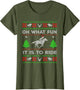 Oh What Fun it is to Ride Horse Ugly Santa Christmas