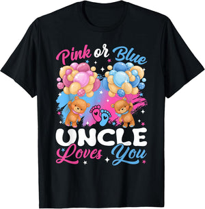 Bears Pink Or Blue Uncle Loves You Gender Reveal