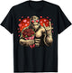 Funny Valentines Day Bigfoot Heart Sasquatch Men Boys Kids