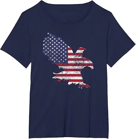 American Eagle USA with Flag t Shirt Apparel 4th of July Day
