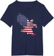 American Eagle USA with Flag t Shirt Apparel 4th of July Day