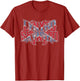 Lynyrd Skynyrd Vintage Logo Rock Biker US Flag Southern
