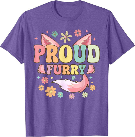Proud Furry Groovy Furry Fandom Fursuit Fox