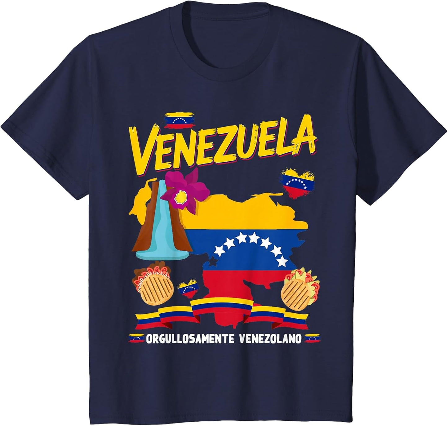 Venezuelan Flag Outfit Idea for Kids with Venezuelan Arepas