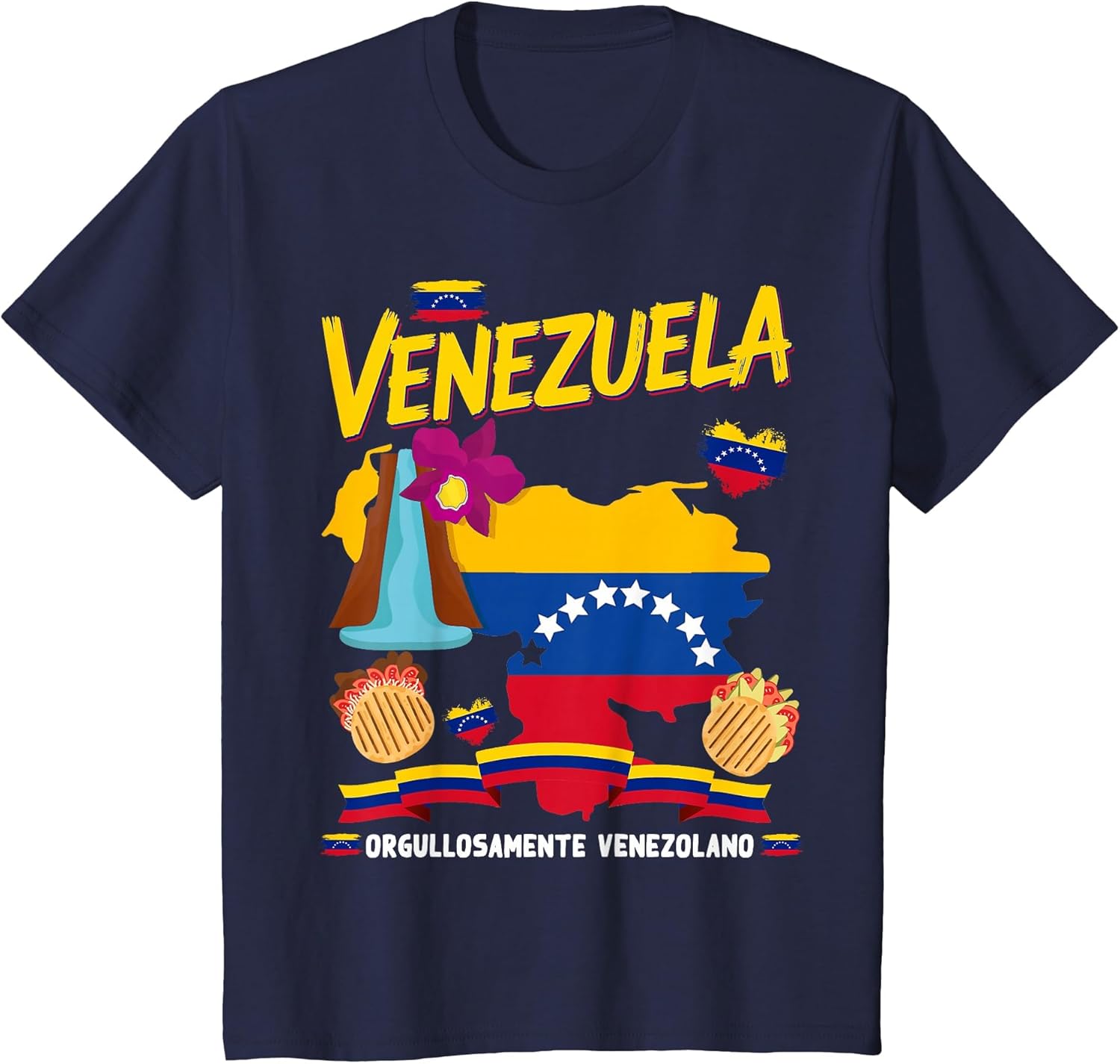 Venezuelan Flag Outfit Idea for Kids with Venezuelan Arepas