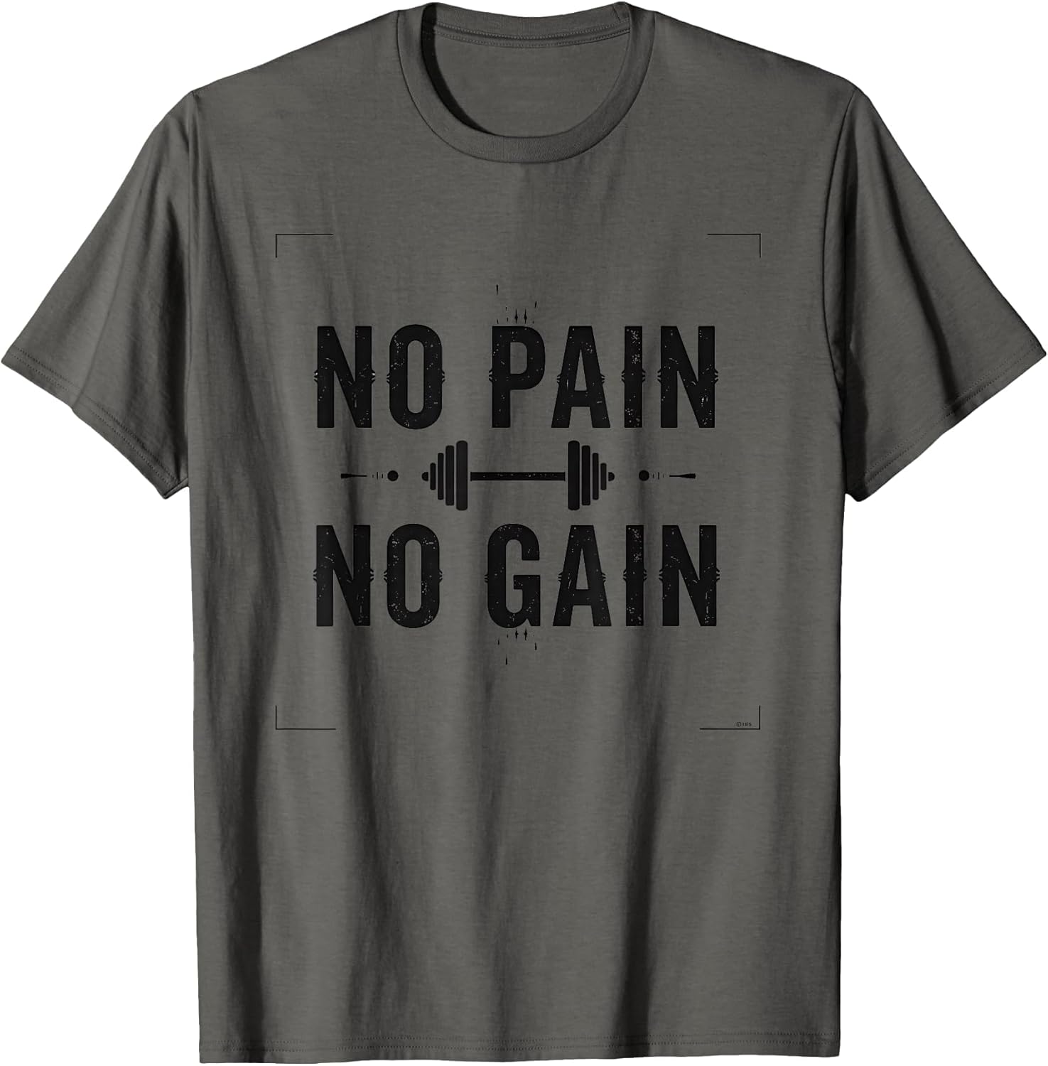 No Pain No Gain Gym Motivation Design