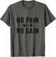 No Pain No Gain Gym Motivation Design