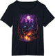 Vintage Ghost and Skeleton by Fire Camping Gothic Halloween