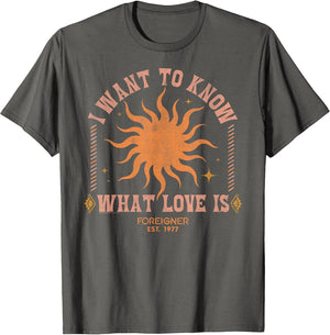 Foreigner I Want to Know What Love is Sun Vintage Band