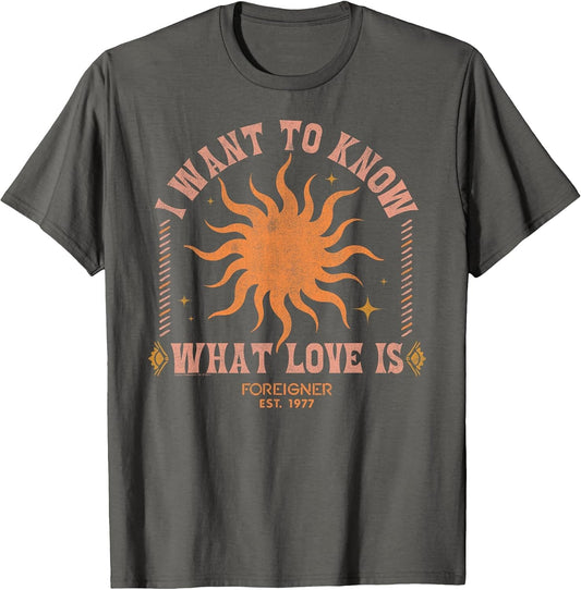Foreigner I Want to Know What Love is Sun Vintage Band