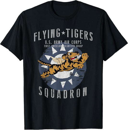 Flying Tigers Squadron WWII Insignia Vintage WW2 Air Corps