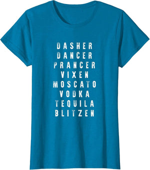 Dasher Dancer Prancer Vixen Moscato Vodka Tequila Blitzen