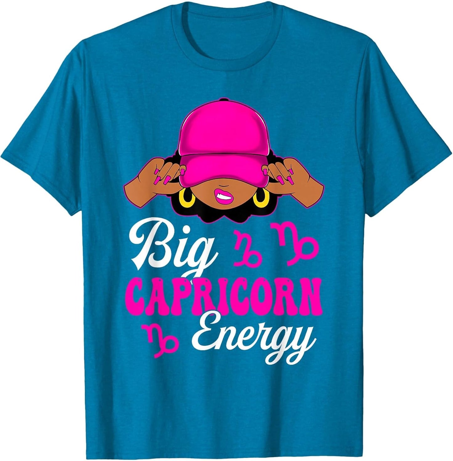 Big Capricorn Energy Sassy Black Woman Zodiac Sign