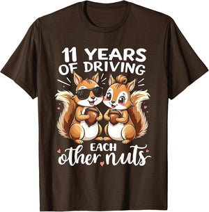 11 Years of Driving Each Other Nuts Funny Couple Anniversary