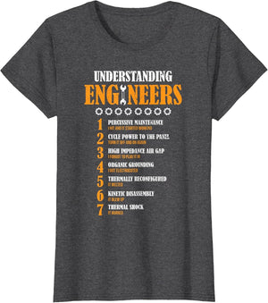Understanding Engineers Lists Distressed Funny Engineer