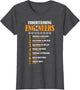 Understanding Engineers Lists Distressed Funny Engineer