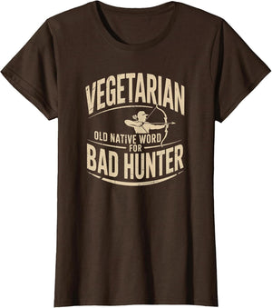Vegetarian Old Native Word for Bad Hunter Bow Hunting