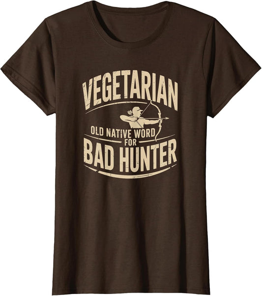 Vegetarian Old Native Word for Bad Hunter Bow Hunting