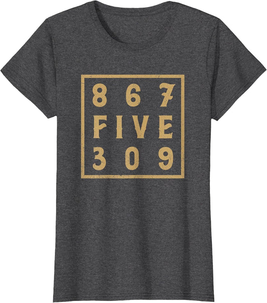 867-Five-309 80S Retro Vintage Men, Women 8675-309 Jenny