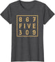 867-Five-309 80S Retro Vintage Men, Women 8675-309 Jenny