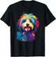 Watercolor Colorful Havanese Dog