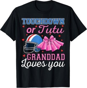 Touchdown or Tutu Granddad Loves You Football BabyShower
