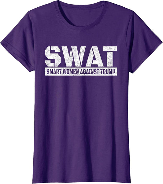SWAT Smart Women Against Trump Funny Anti-Trump 2024