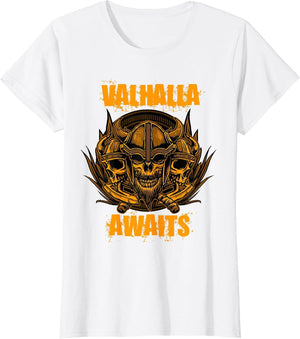 Walhalla Wartet Viking Warrior Scandinavia Raven Gift
