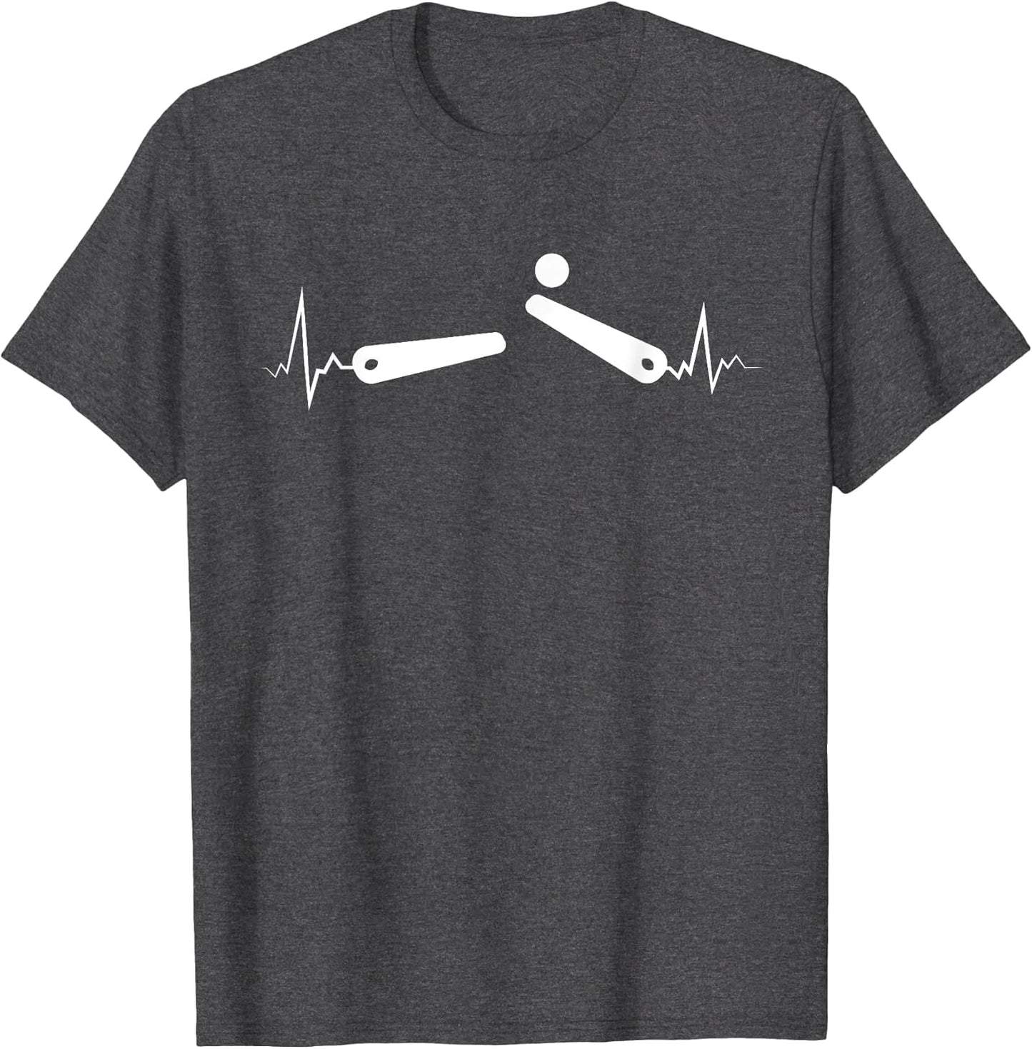 Pinball Heartbeat Funny Pinballer Flipping Ball EKG Flipper