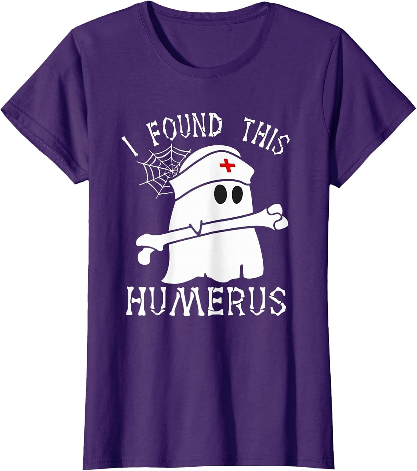 I Found This Humerus Funny Ghost Nurse Halloween