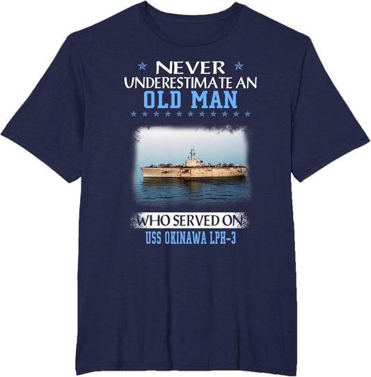 USS Okinawa LPH-3 Veterans Day Father Day