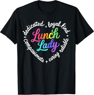 School Lunch Lady Heart