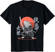 Funny Bearded Dragon Ninja Samurai Retro Anime Beardie Lover