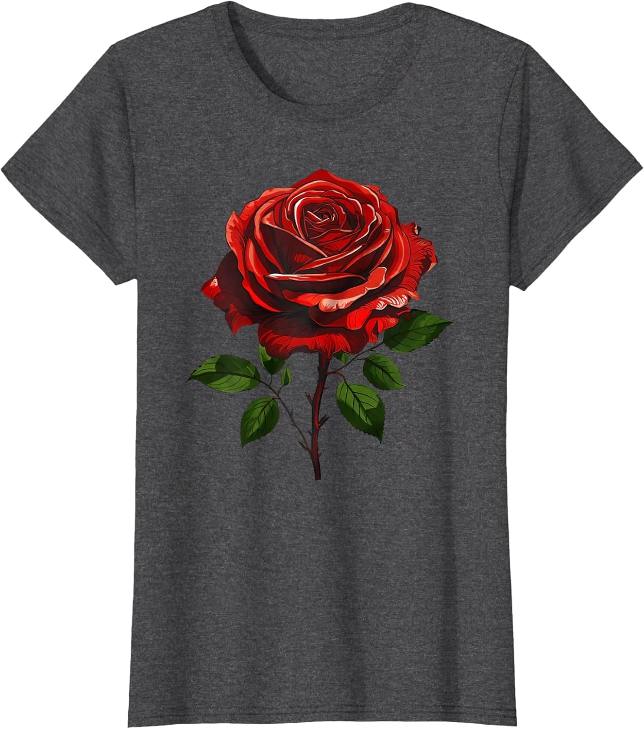 Single Red Rose Flower