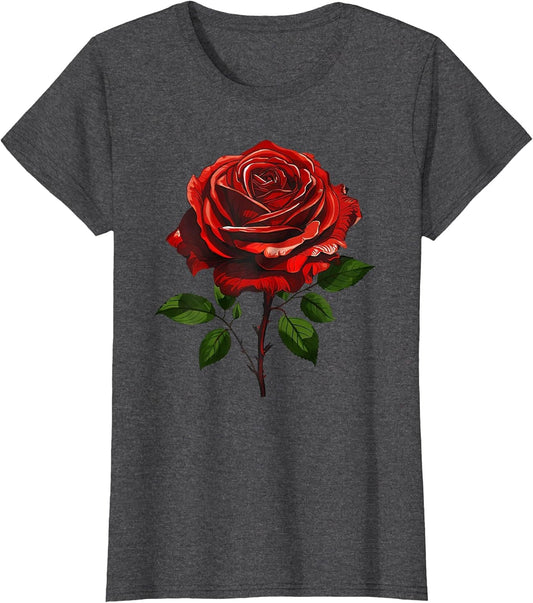 Single Red Rose Flower