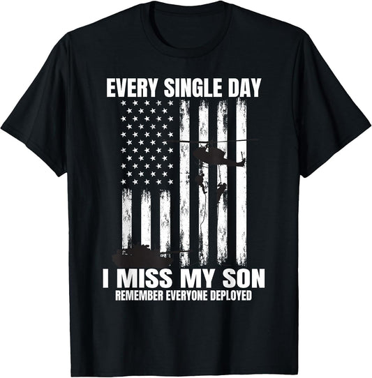 Remember Everyone Deployed Son Military Parents Mom Dad Flag