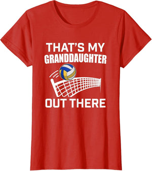 That's My Granddaughter Out There Volleyball Grandparent