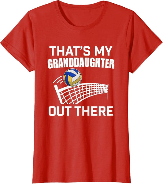 That's My Granddaughter Out There Volleyball Grandparent