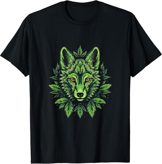 Wolf Cannabis Weed Leaf Marijuana 420 Stoner Wolves Lover