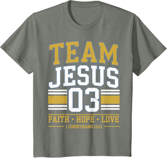 Team Jesus 03 Christian Good Youth Boy God Brother Toddler